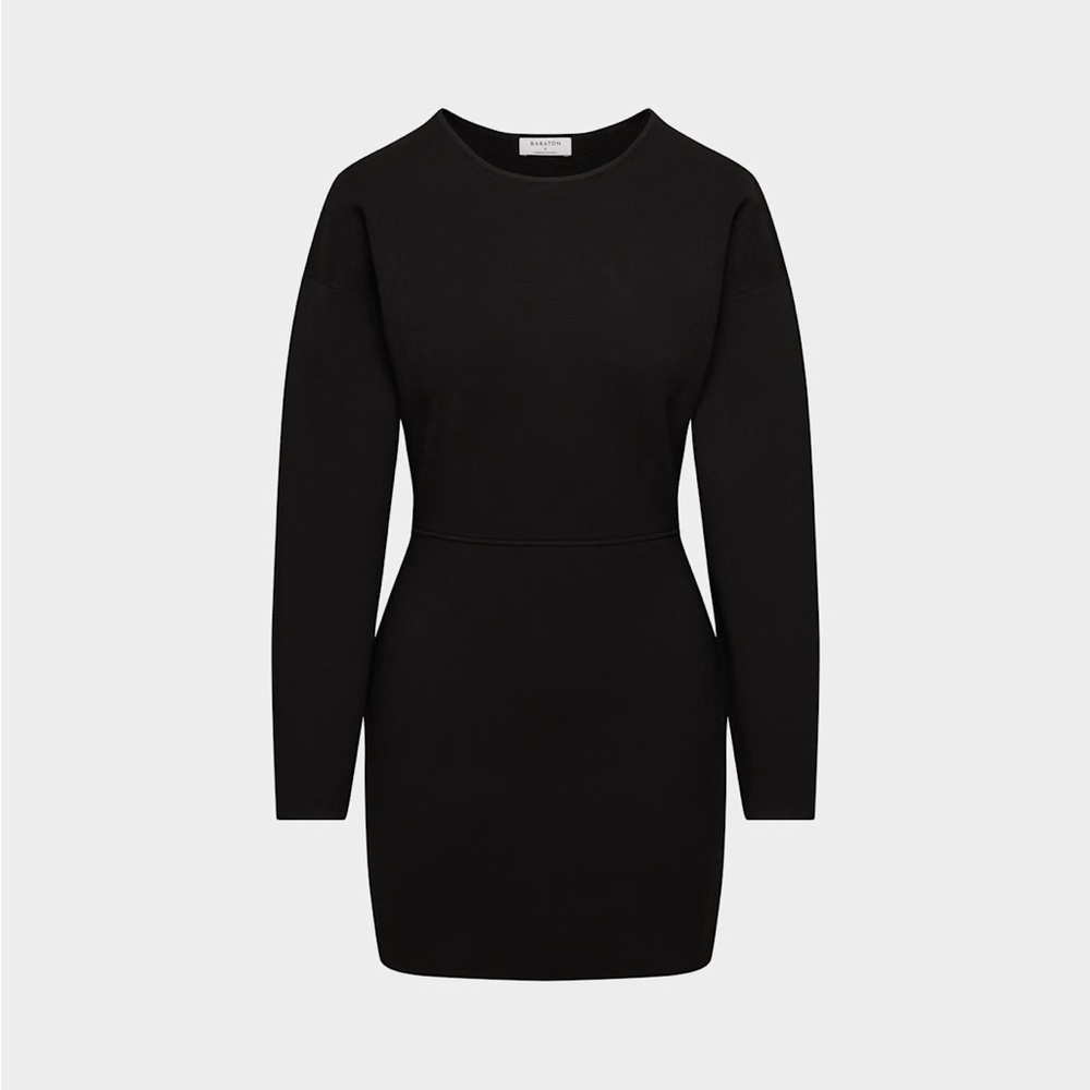 NWT Aritzia Babaton Delancey Dress in Black - Picture 5 of 10